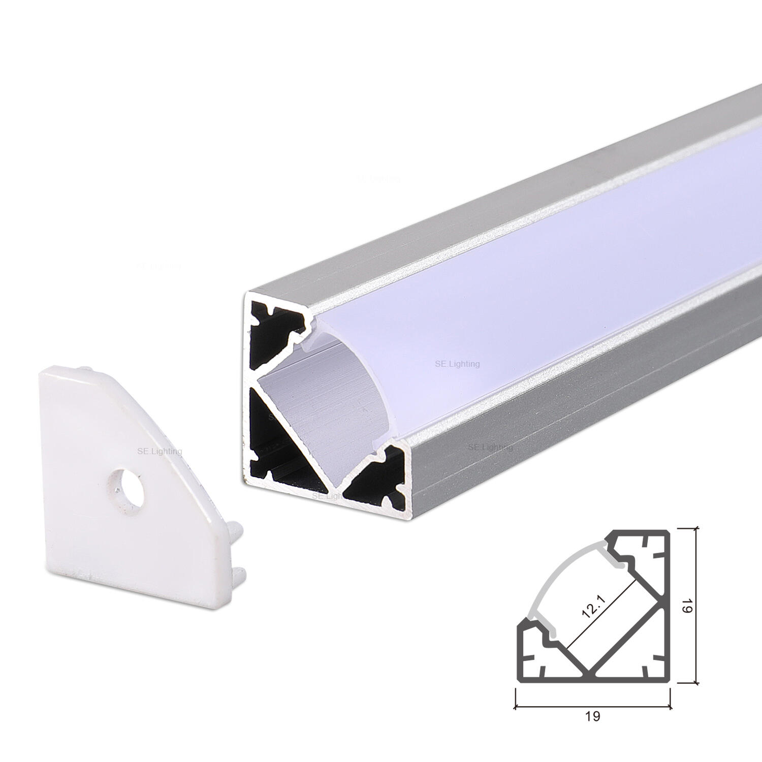 19x19mm LED Aluminum Profiles