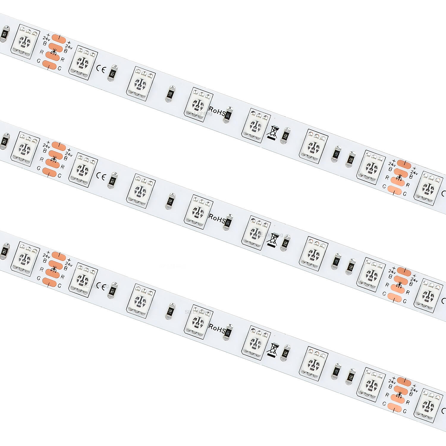 60LEDs 5050 24V 12V RGB LED Strip