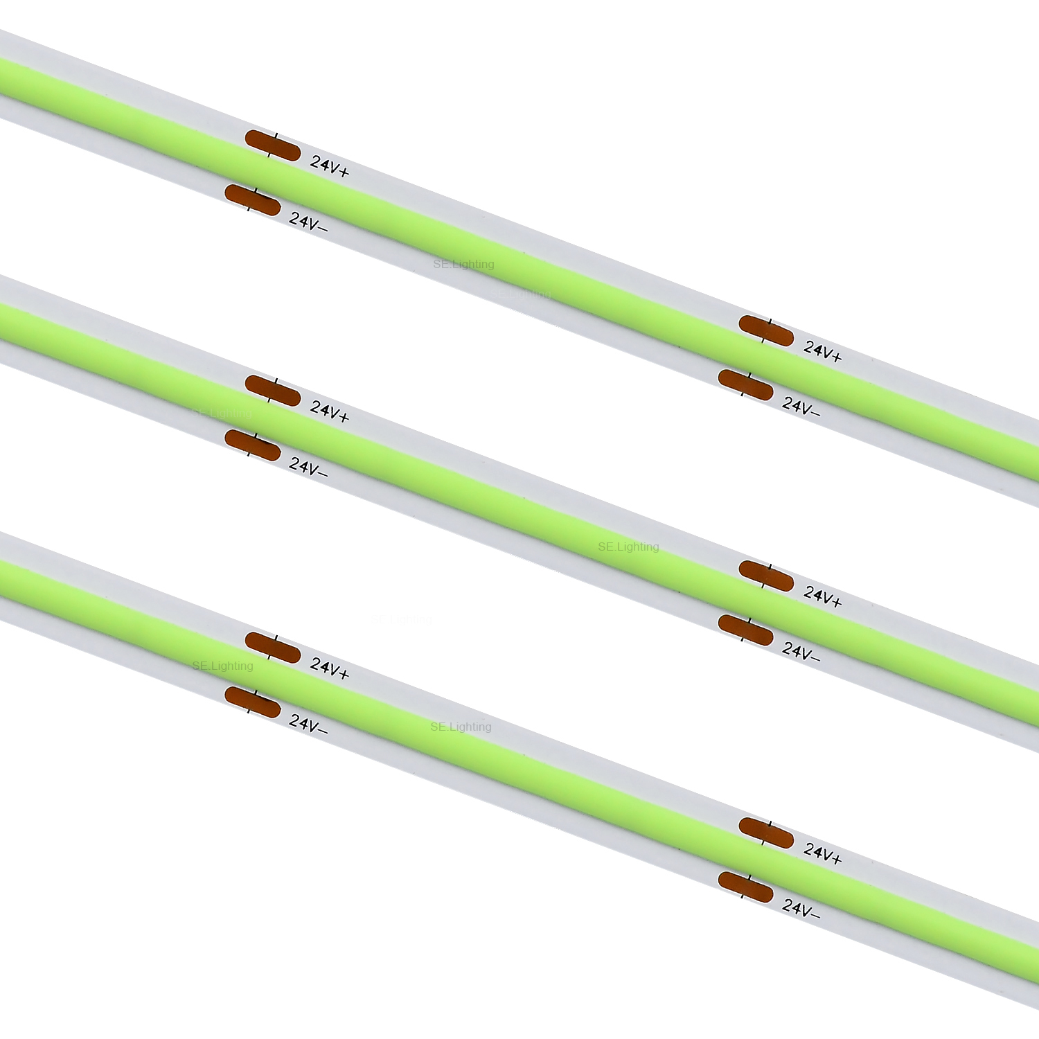 480LEDs 8mm COB Red Yellow Orange Mars Green Plastic Pink Tiffany Blue COB LED Strip Lights