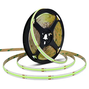480LEDs 8mm COB Red Yellow Orange Mars Green Plastic Pink Tiffany Blue COB LED Strip Lights