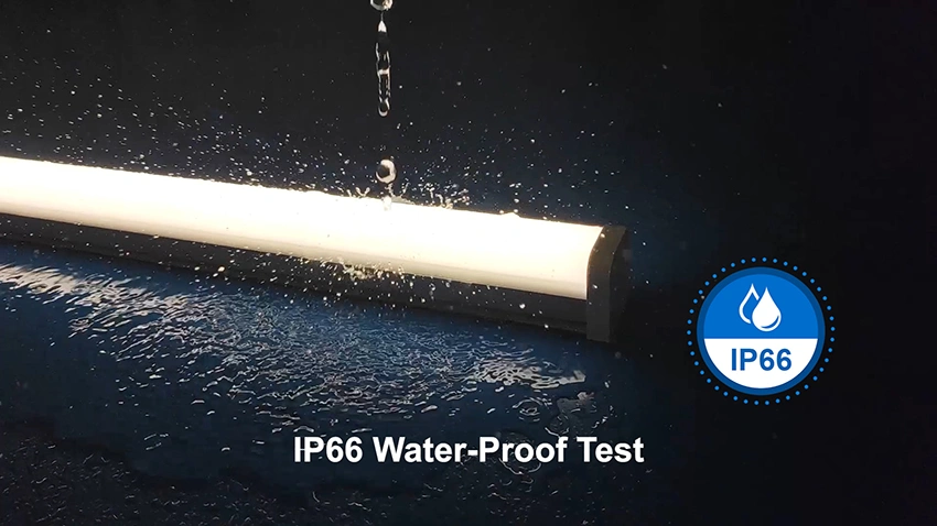 IP66 LED Tri Proof Light Water-Proof Test