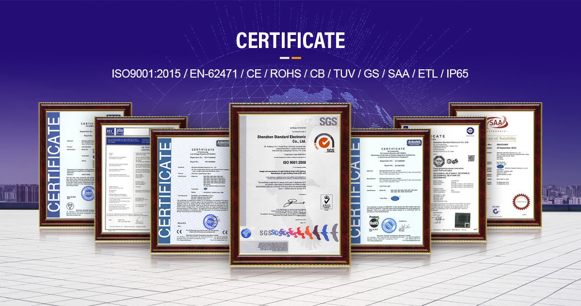 SE.Lighting Certificate