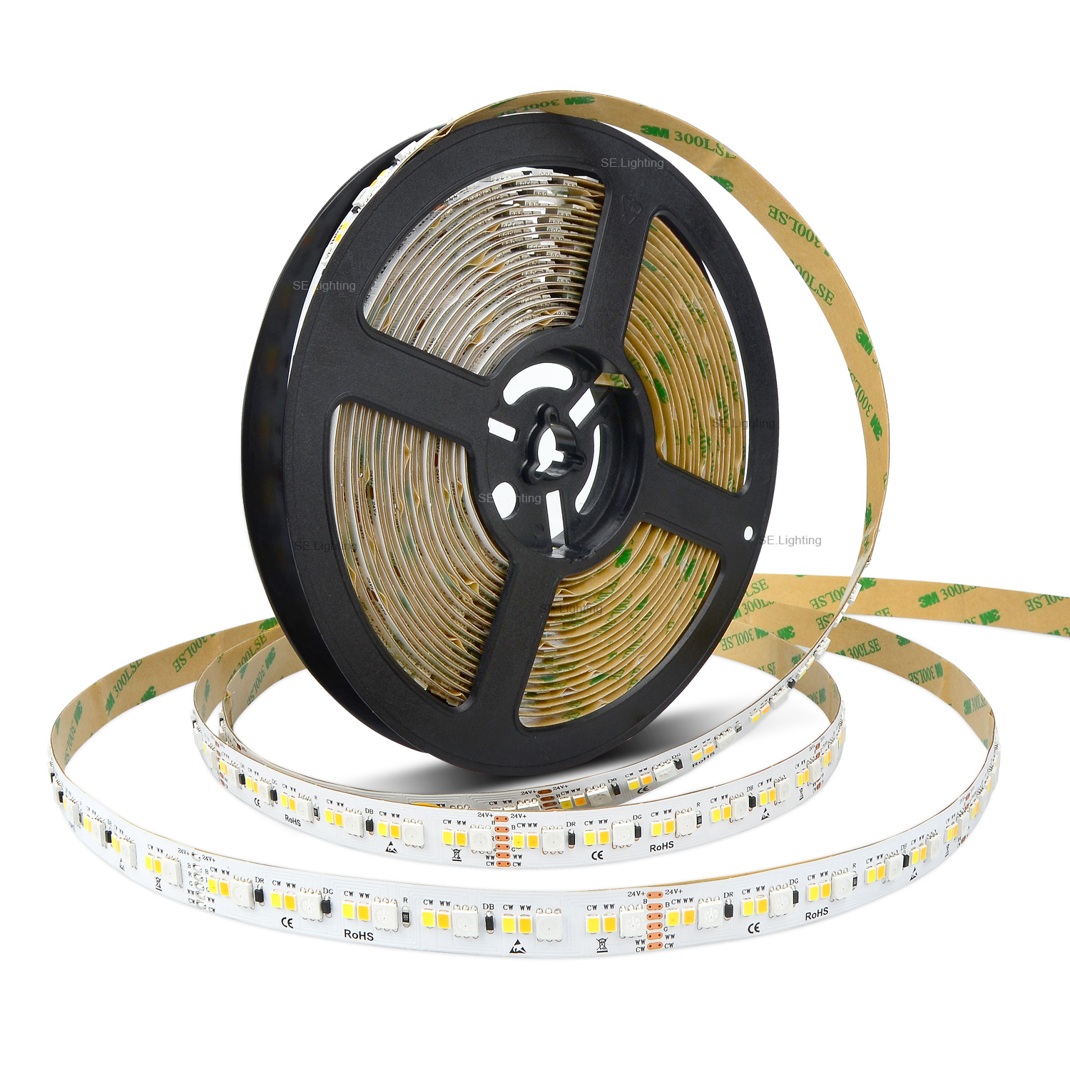 Max 40mt 5050 RGB CCT 60LEDs Constant Current 24V LED Strip