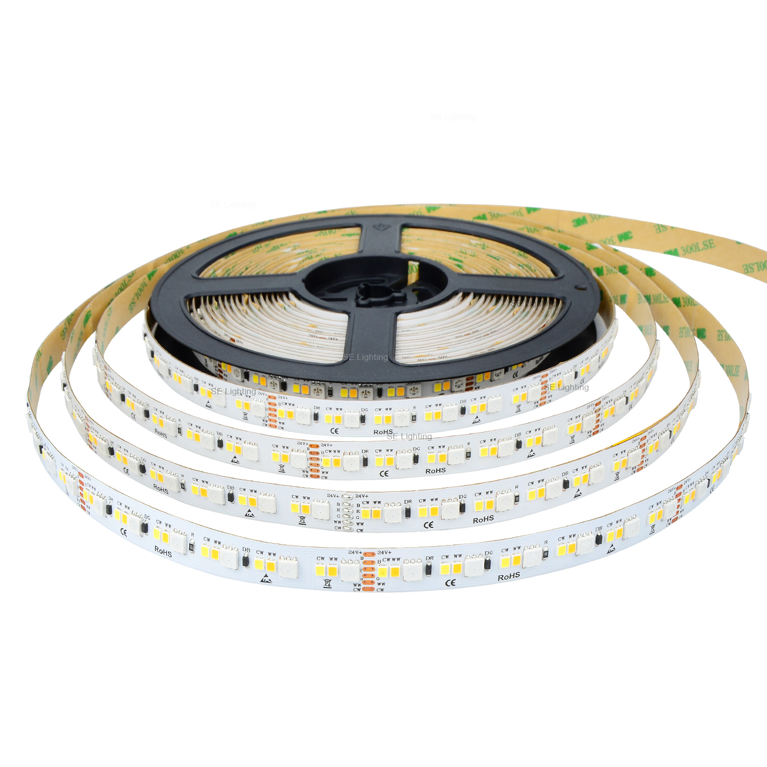 Max 40mt 5050 RGB CCT 60LEDs Constant Current 24V LED Strip