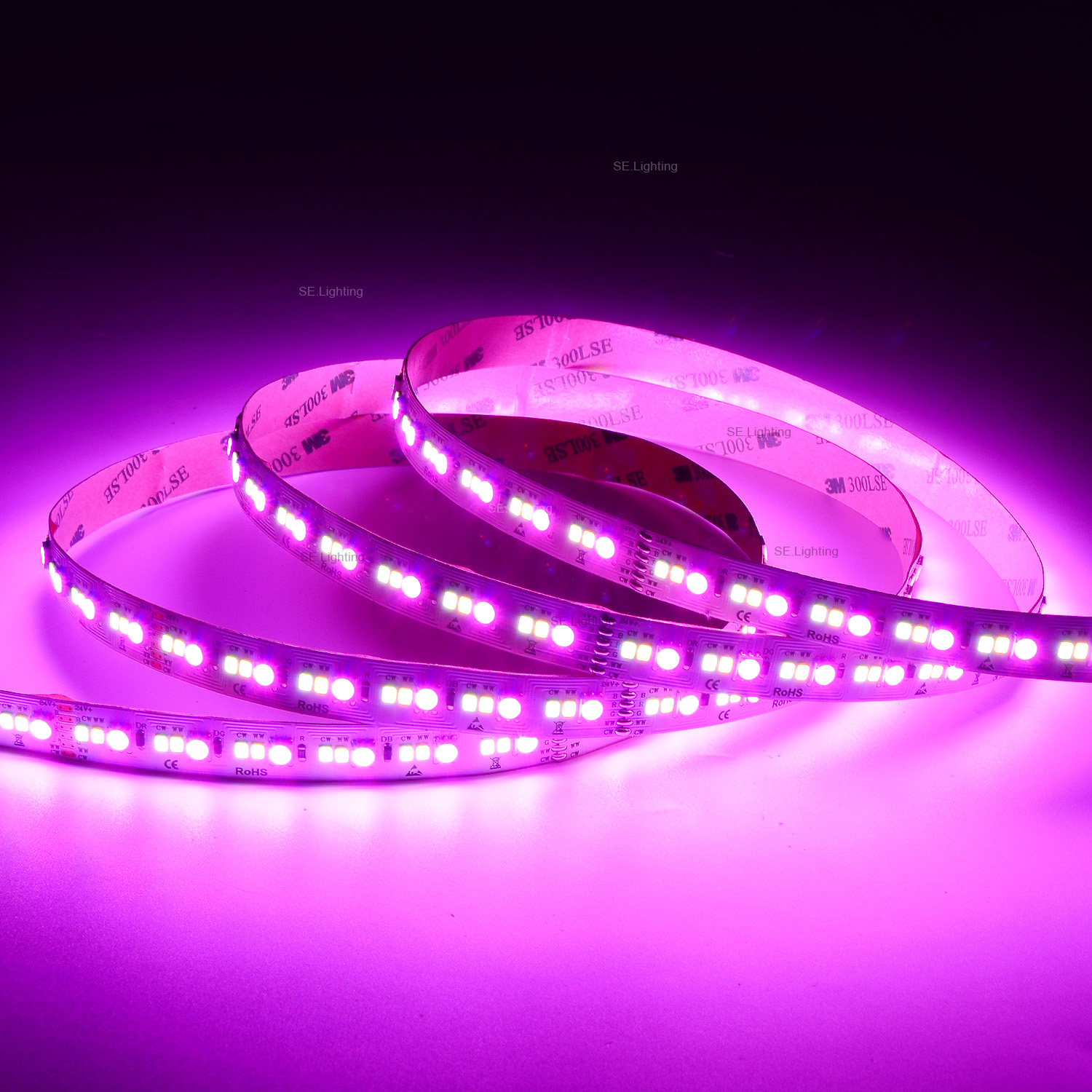 Max 40mt 5050 RGB CCT 60LEDs Constant Current 24V LED Strip