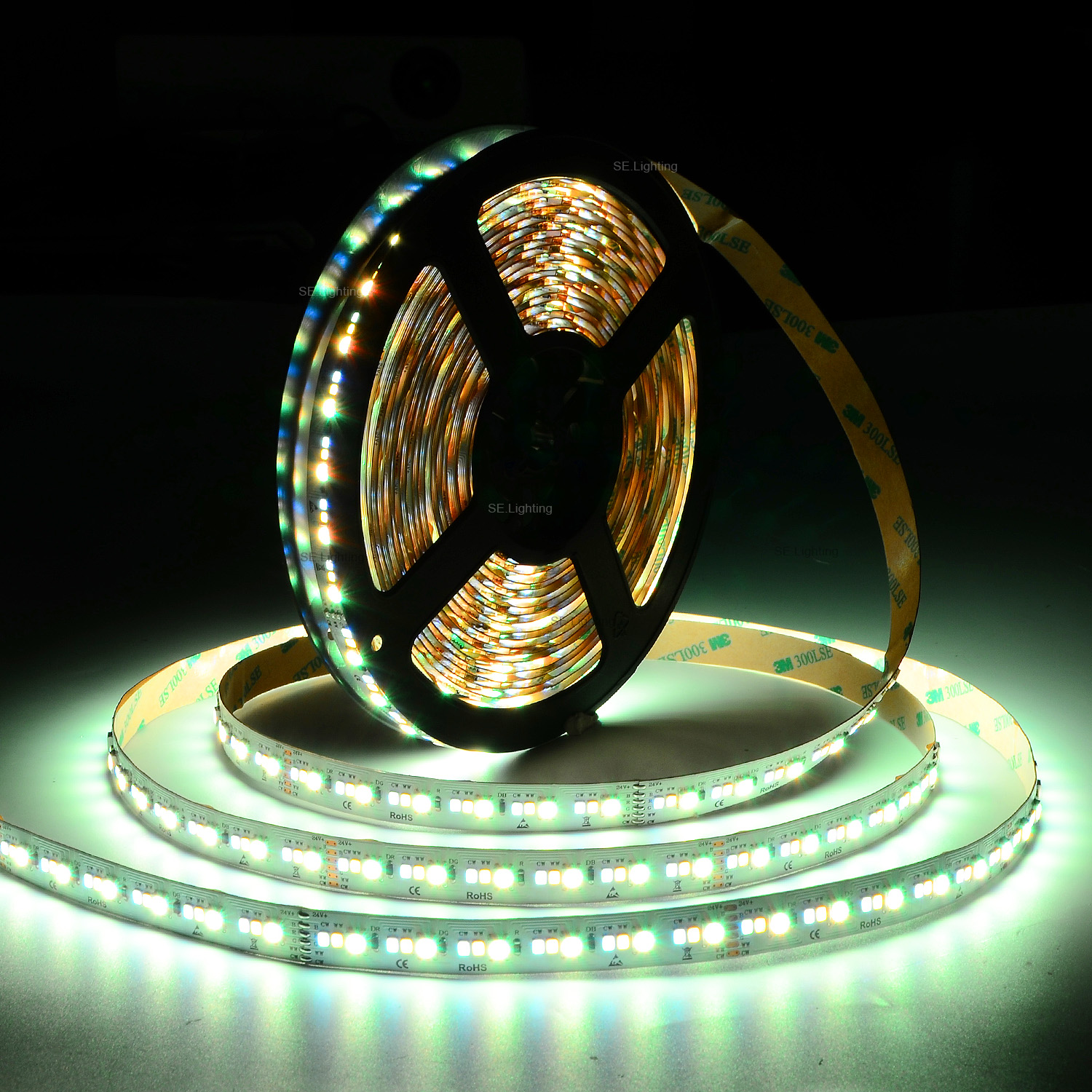 Max 40mt 5050 RGB CCT 60LEDs Constant Current 24V LED Strip