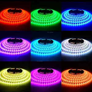 Max 40mt 5050 RGB 60LEDs Constant Current 24V LED Strip Lighting