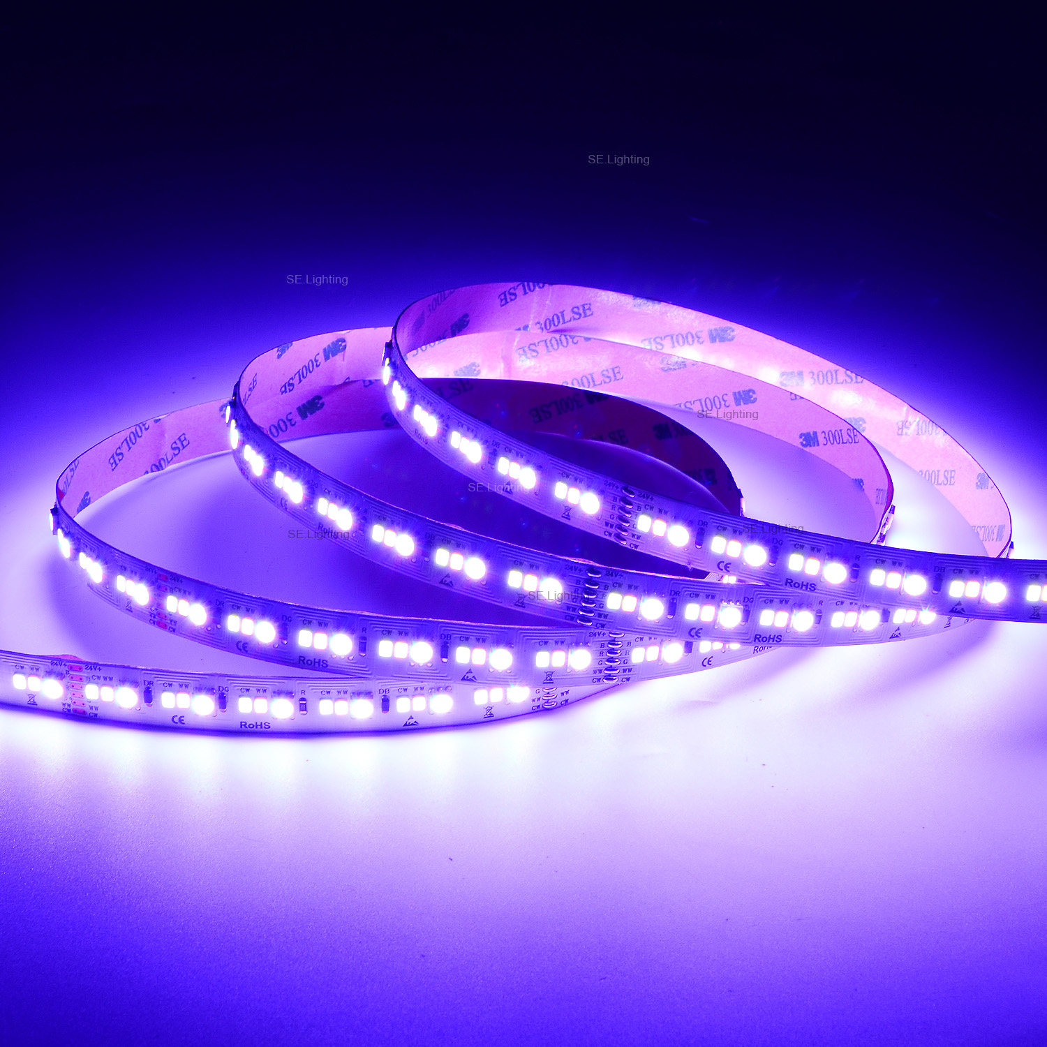 Max 40mt 5050 RGB CCT 60LEDs Constant Current 24V LED Strip