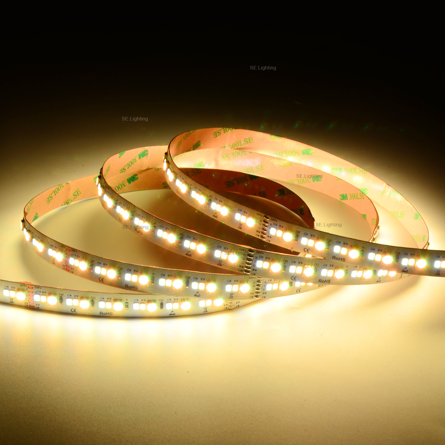 Max 40mt 5050 RGB CCT 60LEDs Constant Current 24V LED Strip