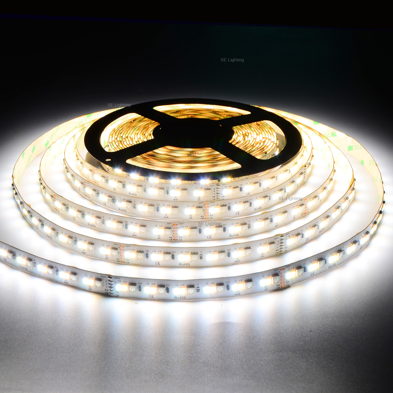Max 40mt 5050 RGB CCT 60LEDs Constant Current 24V LED Strip