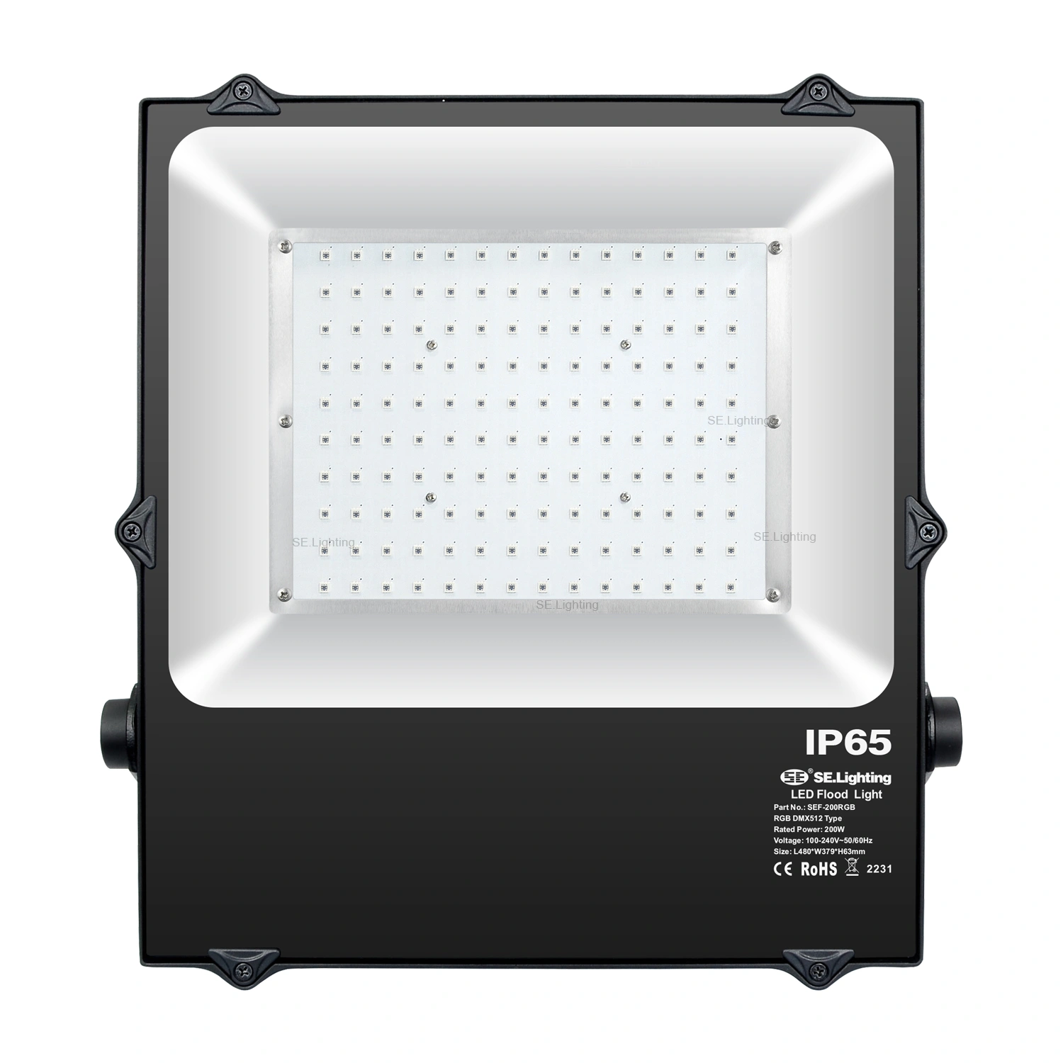 DMX512 RF Control RGB LED Flood Lights 100W 150W 200W