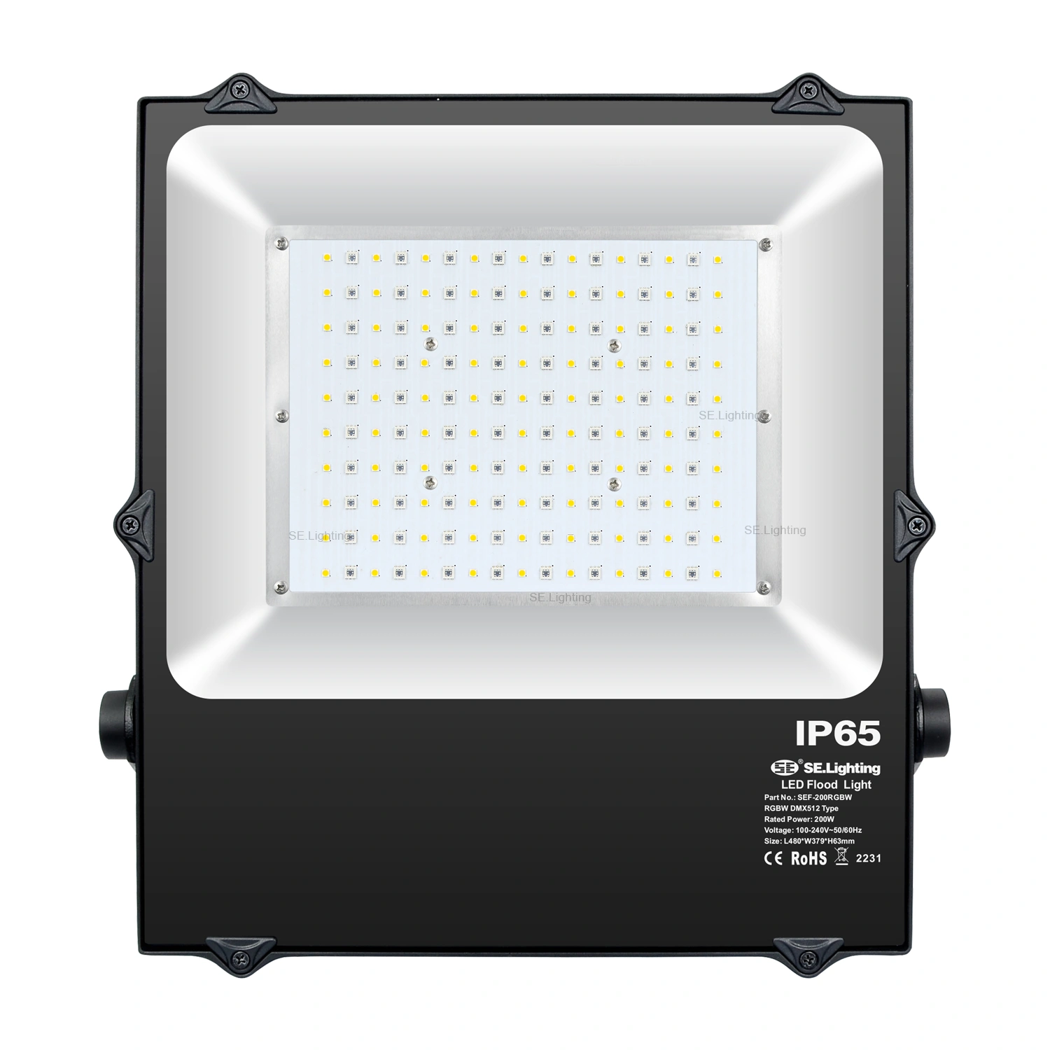 DMX512 Control RGBW LED Flood Lights 100W 150W 200W