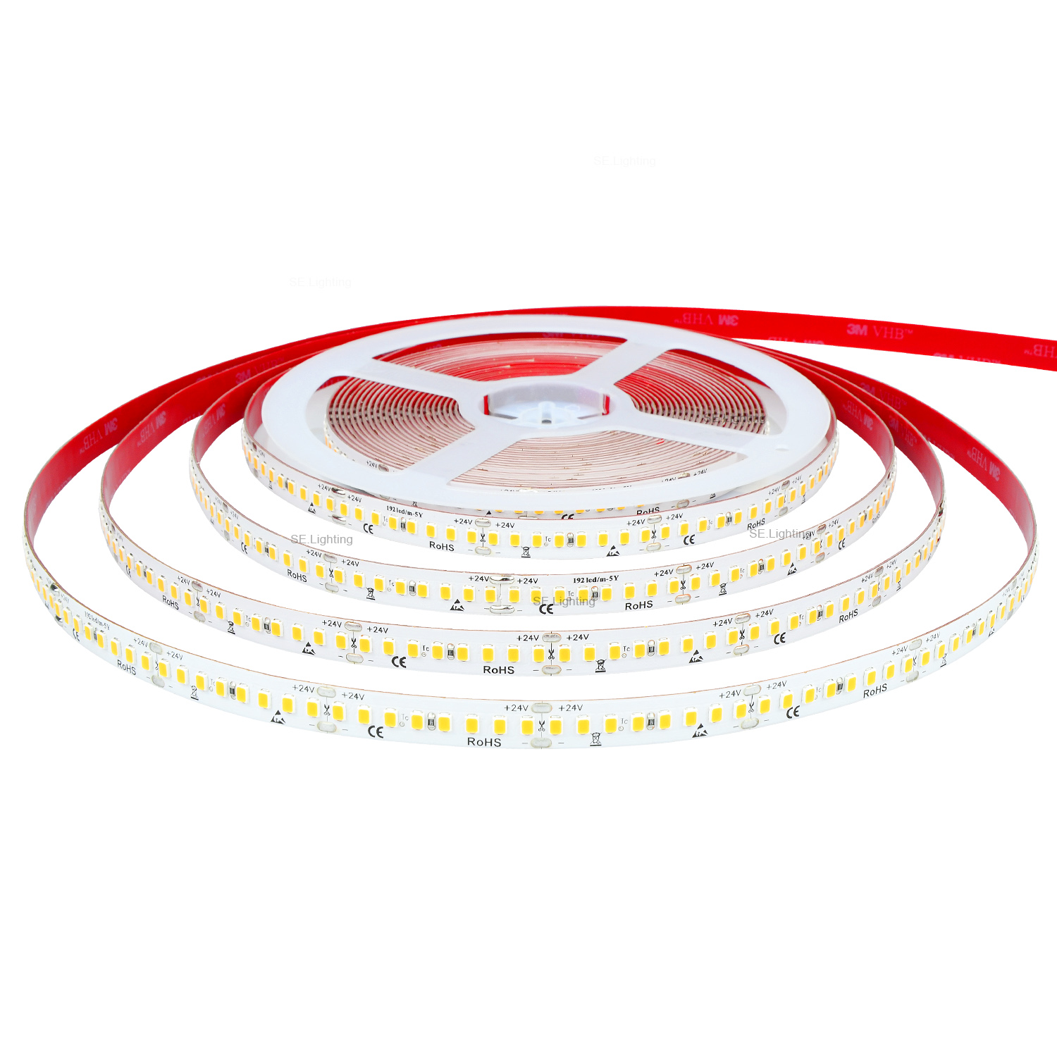 192LEDs 165LM/W 2835 High Lumen LED Strip Light 5Years Warranty