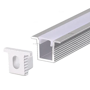 Recessed LED Aluminum Profiles for LED Strip Lights 8x9mm