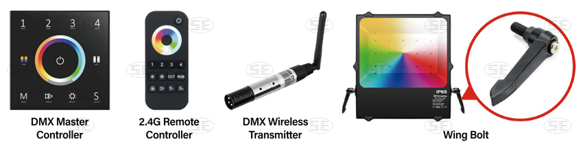 DMX Flood Light Control Method