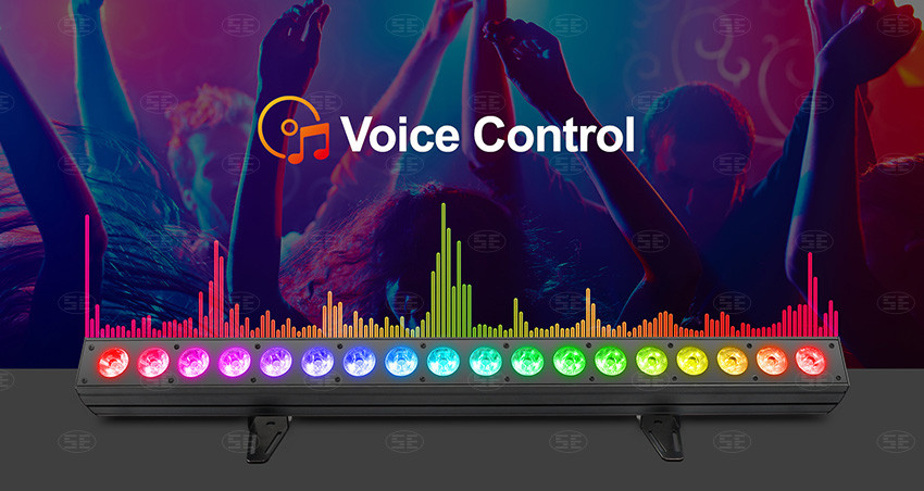 LED Wall Washer Light Voice-Control