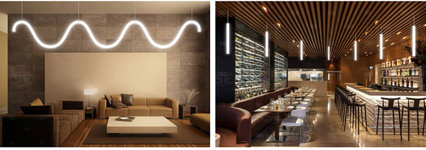 360 Degree Round LED Neon Flex Strip Light Application