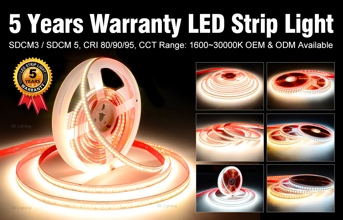 LED Strip Light 3 & 5 Years Warranty Difference