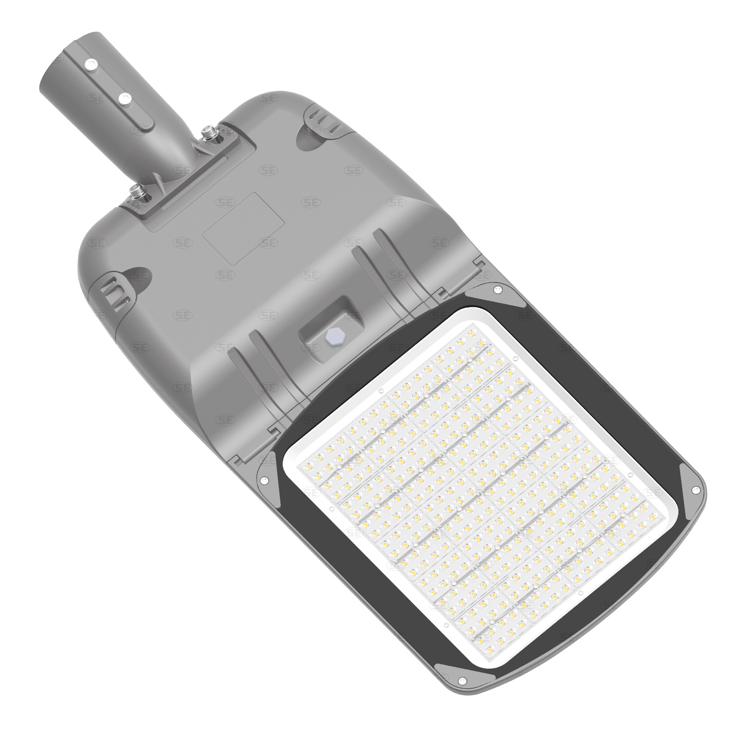 Outdoor 150lm/W Wireless Waterproof Motion Sensor All In One 200W LED Street Lights