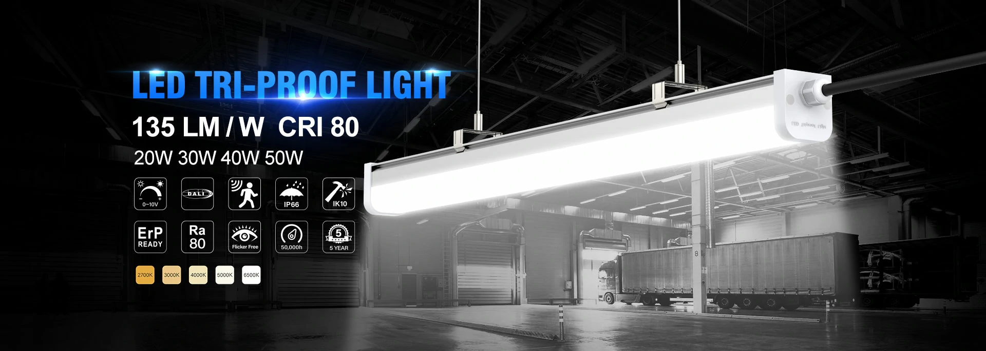 IP66 LED Tri-Proof Light