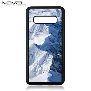Rubber case inside and 2D plastic case outside 2in1 heavy duty phone case for Samsung Galaxy S10 Plus