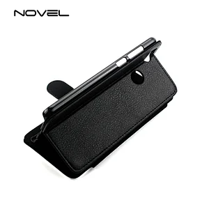 Subulimation Blank PU Leather Card Case Wallet For Huawei Y9 2018