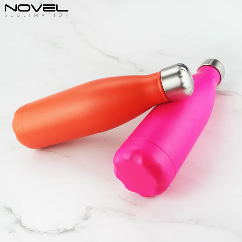 New arrival colorful 500ml  Stainless steel Matte Coke Water Bottle Bowling water bottle