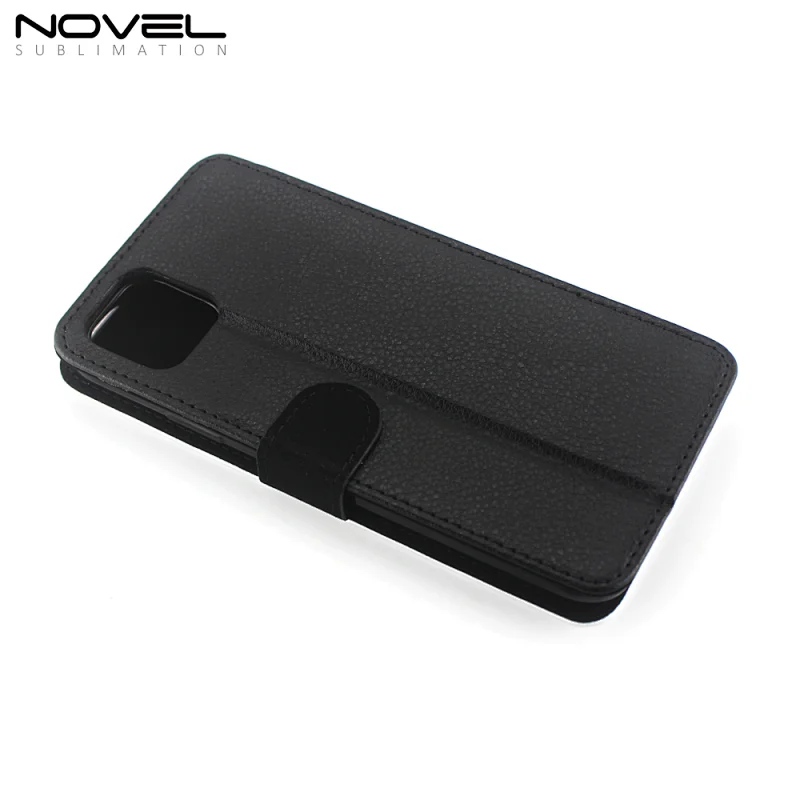 Popular Sublimation Blank PU Flip Phone Case For iPhone 11 Pro Max 6.5