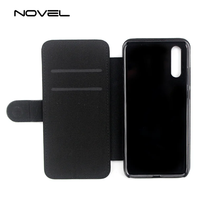 Blank Sublimation PU Flip Phone Case Stand For Huawei P20