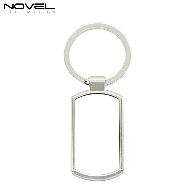 Wholesale Sublimation Blank  Keyring, Fashion Customized Rectangle Keyring