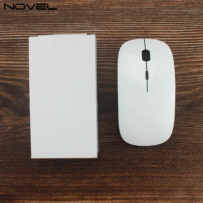 hot selling! DIY Sublimation Wireless Mouse with Black and White Color