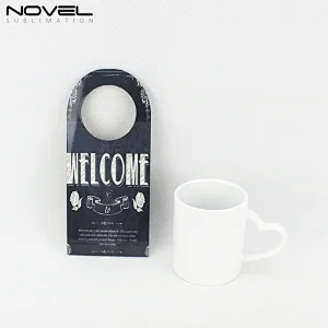 DIY Promotional advertising Blank Sublimation door hangers