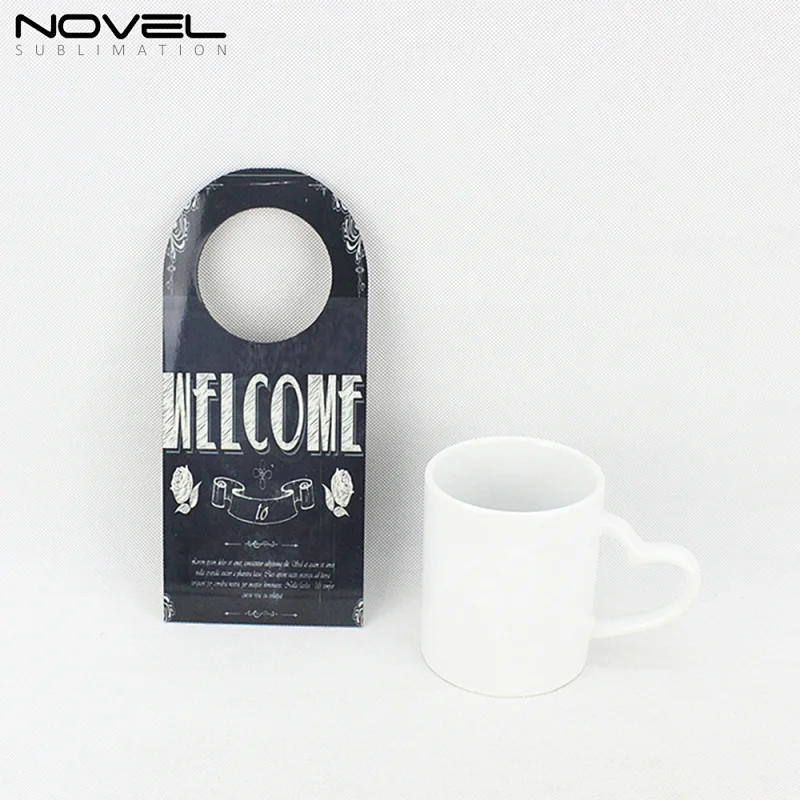 DIY Promotional advertising Blank Sublimation door hangers