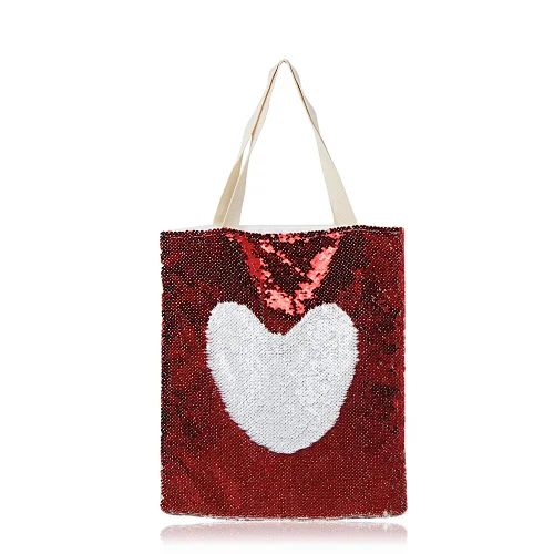 Popular Bling Hanger Bag Sublimation Blank Magic Sequin Shoulder Bag