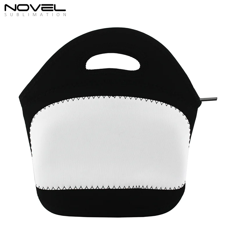 Custom Sublimation Black Cooler Lunch Bag