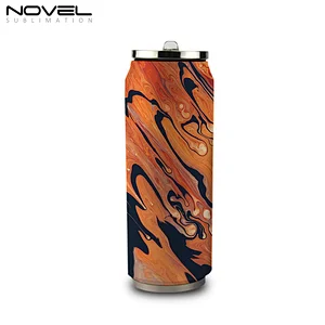 500ml White Coke Can Sublimation Stainless Steel Mug