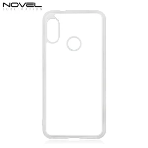 Blank Sublimation 2D Case TPU Rubber Mobile Phone Housing For Redmi 6 Pro