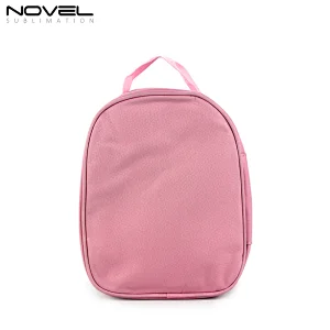 Pink Kids Lunch Bag Sublimation Polyester Lunch Pack