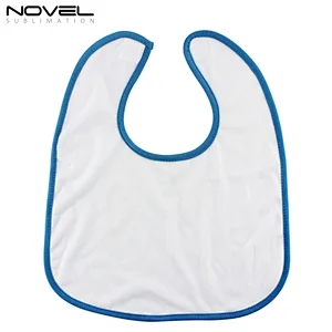 DIY Blank Sublimation Polyester Cotton Baby Bibs