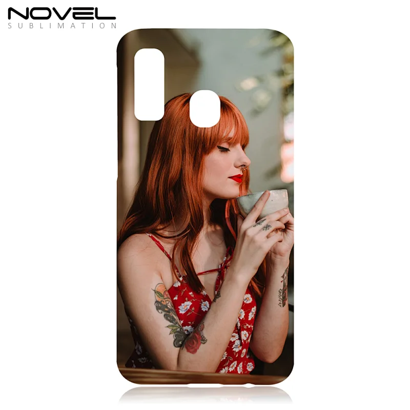 Custom Case For SM Galaxy A40/A405F White Plastic 3D Sublimation Blank Phone Case