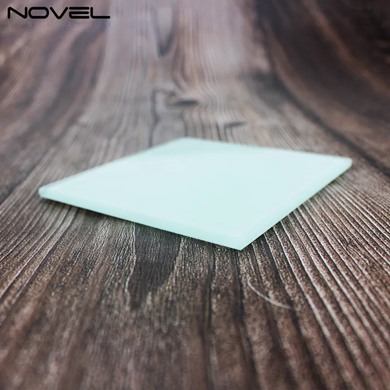 High quality Fancy Heat Transfer Square Glass Coaster