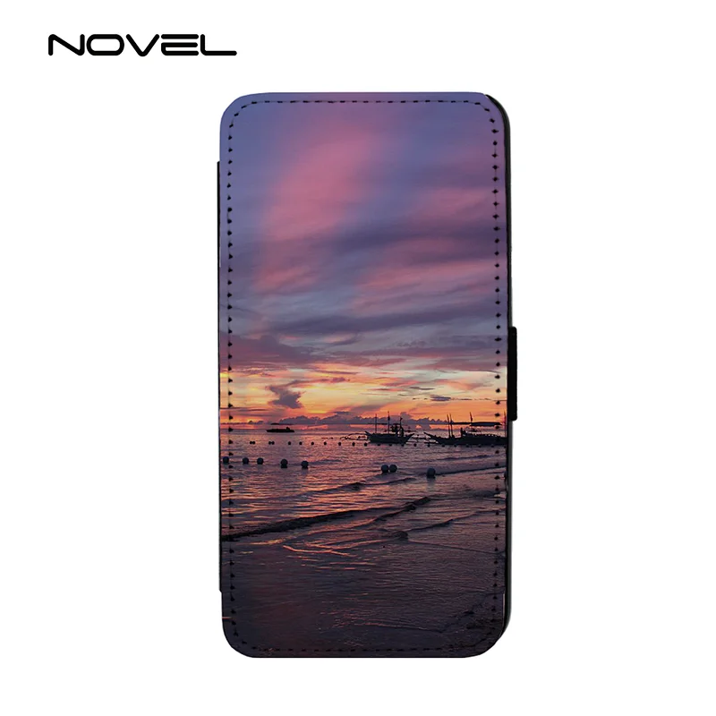 2D Sublimation Case For Huawei Y5 2018 PU Flip Wallet Cover