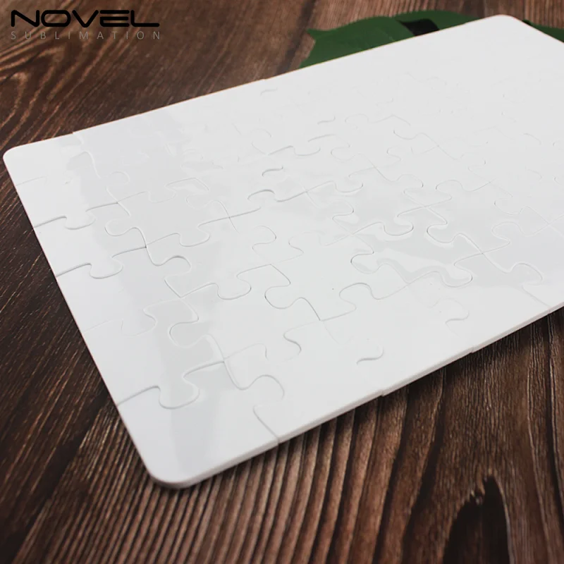 A6 Size Custom Plastic Hard Board Blank Polymer Jigsaw Puzzle