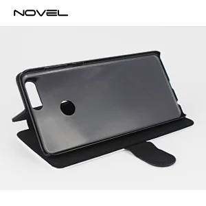 Sublimation Blank PU Flip Wallet Case Stand For Huawei Honor 7X