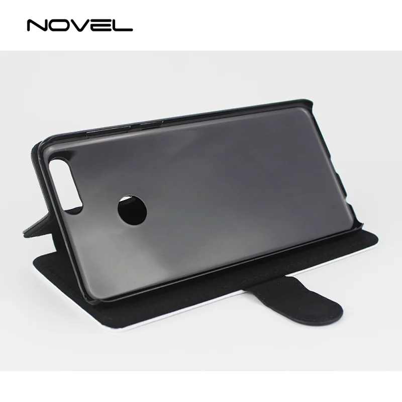 Sublimation Blank PU Flip Wallet Case Stand For Huawei Honor 7X