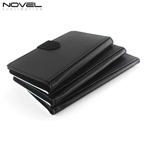 Large Size Universal Blank Flip Leather Wallet Protect Phone