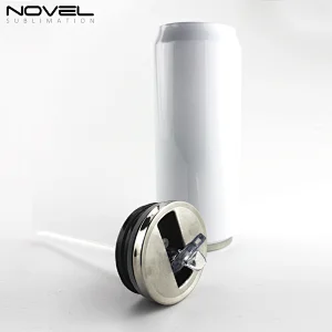 500ml White Coke Can Sublimation Stainless Steel Mug