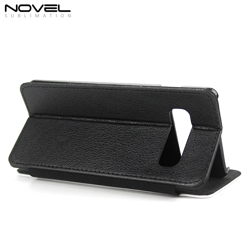 2019 Hot selling Blank Sublimation Flip Leather Case For S10