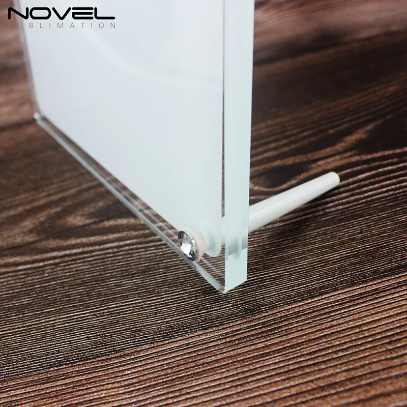 Sublimation white coating crystal glass photo frame