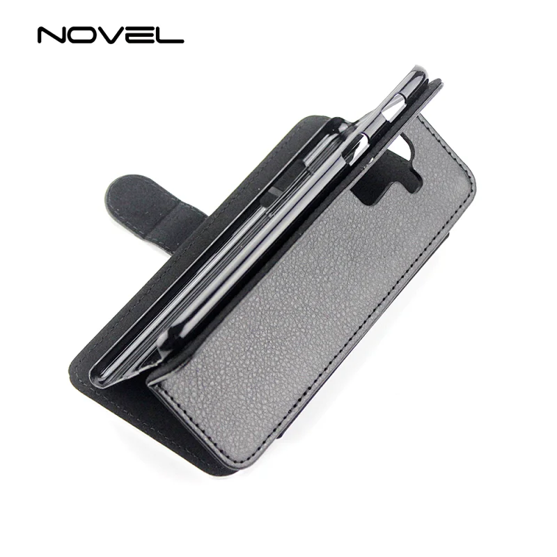 2D Flip Wallet Leather Sublimation Phone Case For Galaxy A6 Plus 2018